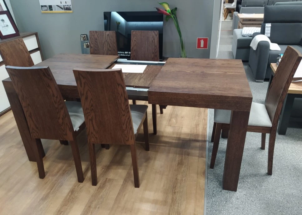 Stół Karlos dąb prezentacja rozkladania w Salonie Kera Meble